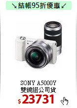 SONY A5000Y<br>
雙鏡組公司貨