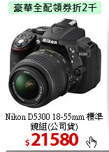 Nikon D5300 18-55mm
標準鏡組(公司貨)