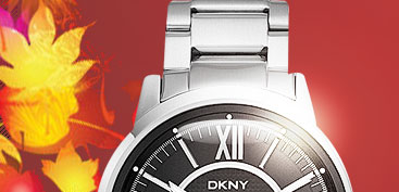 DKNY爵士時尚小秒針腕錶