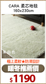 CARA 柔芯地毯
160x230cm