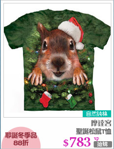 聖誕松鼠T恤