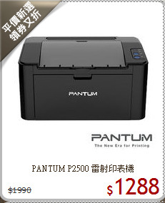 PANTUM P2500 雷射印表機