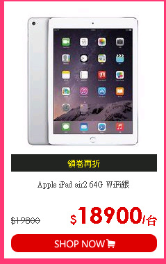 Apple iPad air2 64G WiFi銀