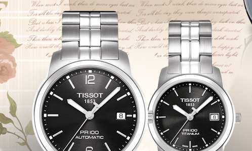 TISSOT-PR100 都會機械對錶