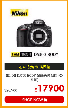 NIKON D5300 BODY 單眼數位相機 (公司貨)