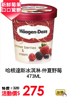 哈根達斯冰淇淋-仲夏野莓
473ML