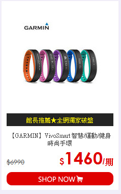 【GARMIN】VivoSmart 
智慧/運動/健身 時尚手環