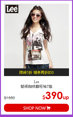 Lee<br>藝術咖啡廳短袖T恤
