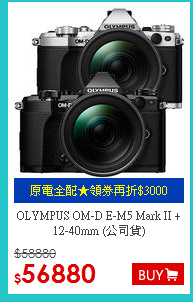 OLYMPUS OM-D E-M5 Mark II + 12-40mm (公司貨)