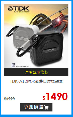 TDK-A12防水藍芽口袋揚聲器