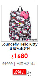 Loungefly Hello Kitty艾薇兒後背包