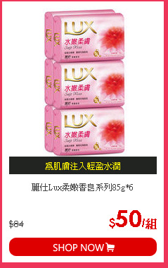 麗仕Lux柔嫩香皂系列85g*6