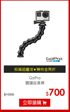 GoPro<br>鵝頸延長桿