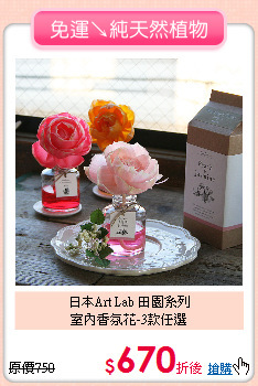 日本Art Lab 田園系列<BR>
室內香氛花-3款任選