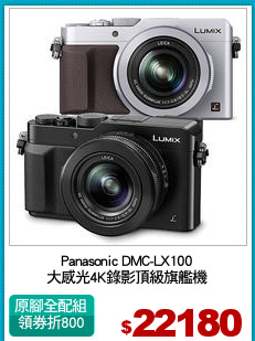 Panasonic DMC-LX100
大感光4K錄影頂級旗艦機