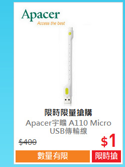 Apacer宇瞻 A110 Micro USB傳輸線