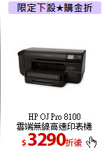 HP OJ Pro 8100<BR>
雲端無線高速印表機