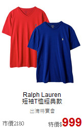 Ralph Lauren<BR>
短袖T恤經典款