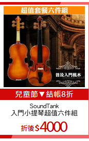 SoundTank
入門小提琴超值六件組