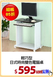 輕巧型
日式時尚雙色電腦桌