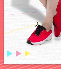 HIKOREA韓美鞋特殊彈性布料編織休閒運動鞋
