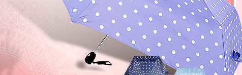 【超值2入】純色圓點 銀膠抗UV自動開收傘