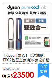 【dyson 戴森】【送濾網】TP02智慧空氣清淨 氣流倍增器