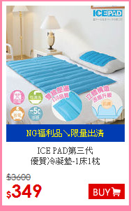 ICE PAD第三代<br/>優質冷凝墊-1床1枕