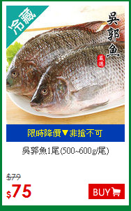 吳郭魚1尾(500~600g/尾)