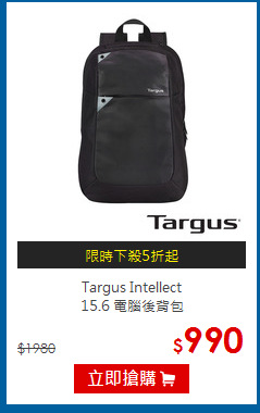 Targus Intellect<BR>
15.6 電腦後背包