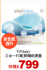 ViVibaby<br>
三合一PU軟質輔助便器
