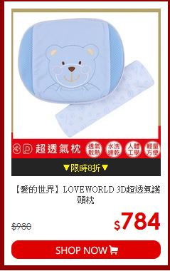 【愛的世界】LOVEWORLD 3D超透氣護頭枕