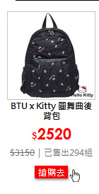 BTU x Kitty 圓舞曲後背包