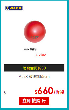 ALEX 韻律球65cm
