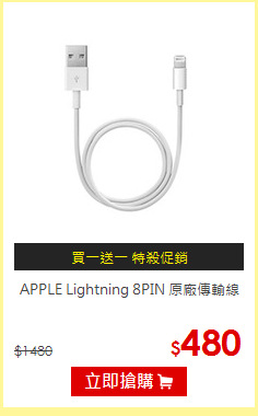 APPLE Lightning 8PIN 原廠傳輸線