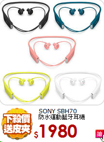 SONY SBH70<br>防水運動藍牙耳機
