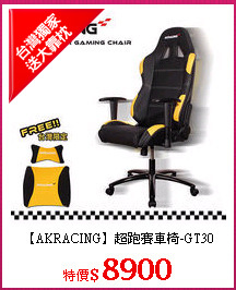【AKRACING】超跑賽車椅-GT30