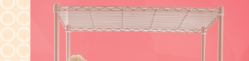 耐重200kg 層網高低可調整玫瑰金四層鐵力士(90x45x180cm)
