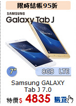 Samsung GALAXY Tab J 7.0<BR>
7吋雙卡雙待通話平板電腦