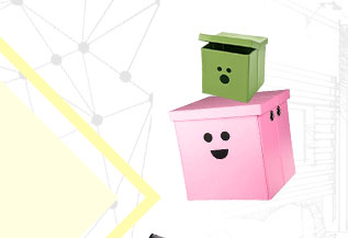 GoHappy快樂購物網_全能居家改造王-HOLA-home森林派對儲物盒-粉紅