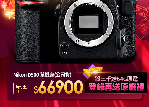Nikon D500 單機身(公司貨)