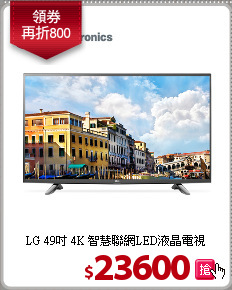 LG 49吋 4K 智慧聯網LED液晶電視