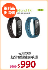 i-gotUQ66
藍牙智慧健身手環