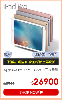 Apple iPad Pro 9.7 Wi-Fi 256GB 平板電腦