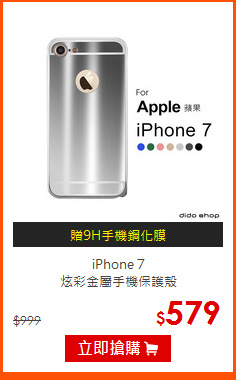iPhone 7 <br>
炫彩金屬手機保護殼