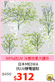 日本MEIWA<BR>
 抗UV靜電窗貼