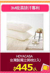 HOYACASA 
台灣製獨立筒枕(2入)