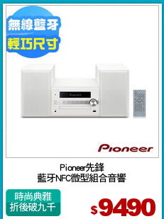 Pioneer先鋒
藍牙NFC微型組合音響