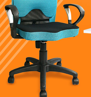 人體工學M型坐墊大蝴蝶腰枕透氣電腦椅