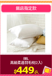 BBL
高級柔適羽毛枕(2入)